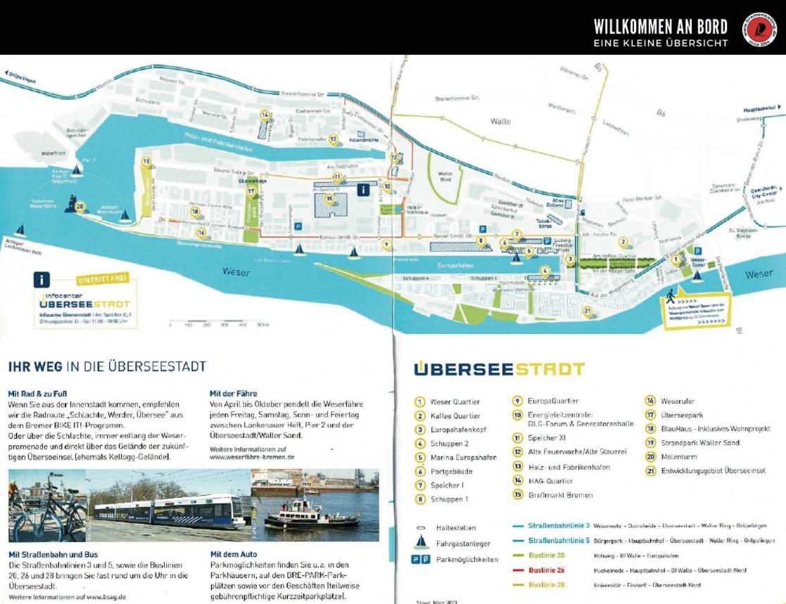 Suesses Motorboot - Bremen Ueberseestadt Kültér fotó